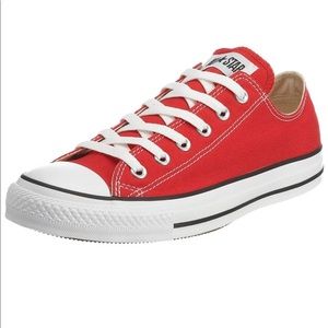 Red converse low top